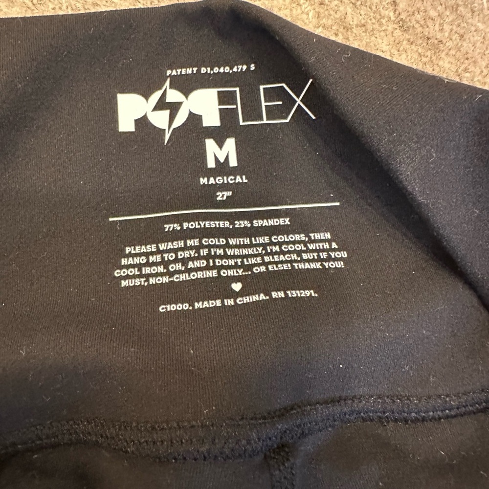 NWT pop flex crisscross hourglass leggings